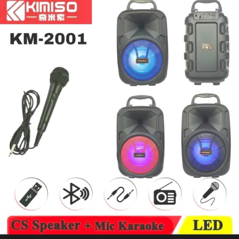 speaker aktif wireless wifi bluetooth KIMISO 2001