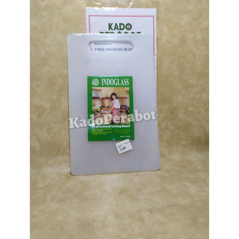 talenan indoglass 39x23- talenan plastik tebal - talenan sayur daging