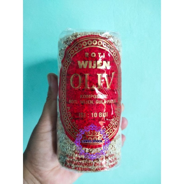 

roti wijen isi 10pcs-roti wijen oliv-Gimjen-jajan jadul- kue jadul-roti jadul- l