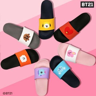  Sandal  Selop  Desain Kpop BTS  bt21 Motif Kartun Lucu untuk 