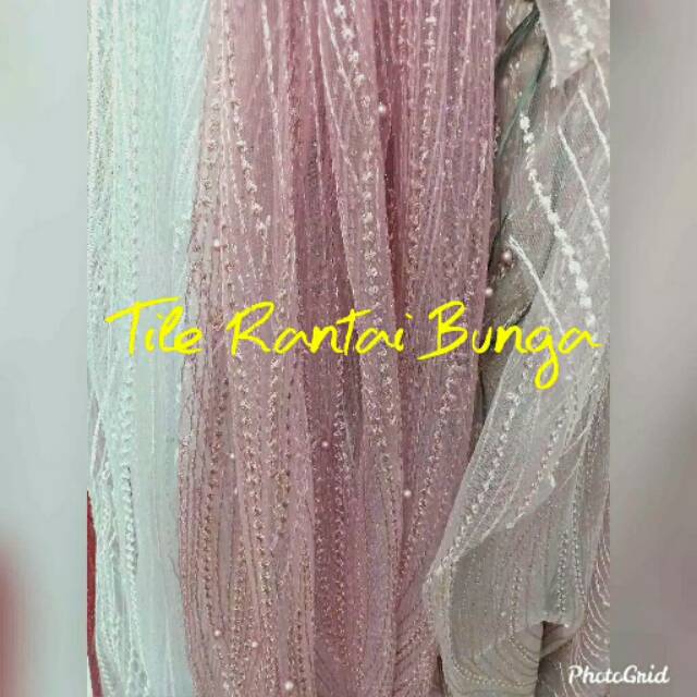 Tile rantai bunga / tile akar / Tulle akar / Tulle root