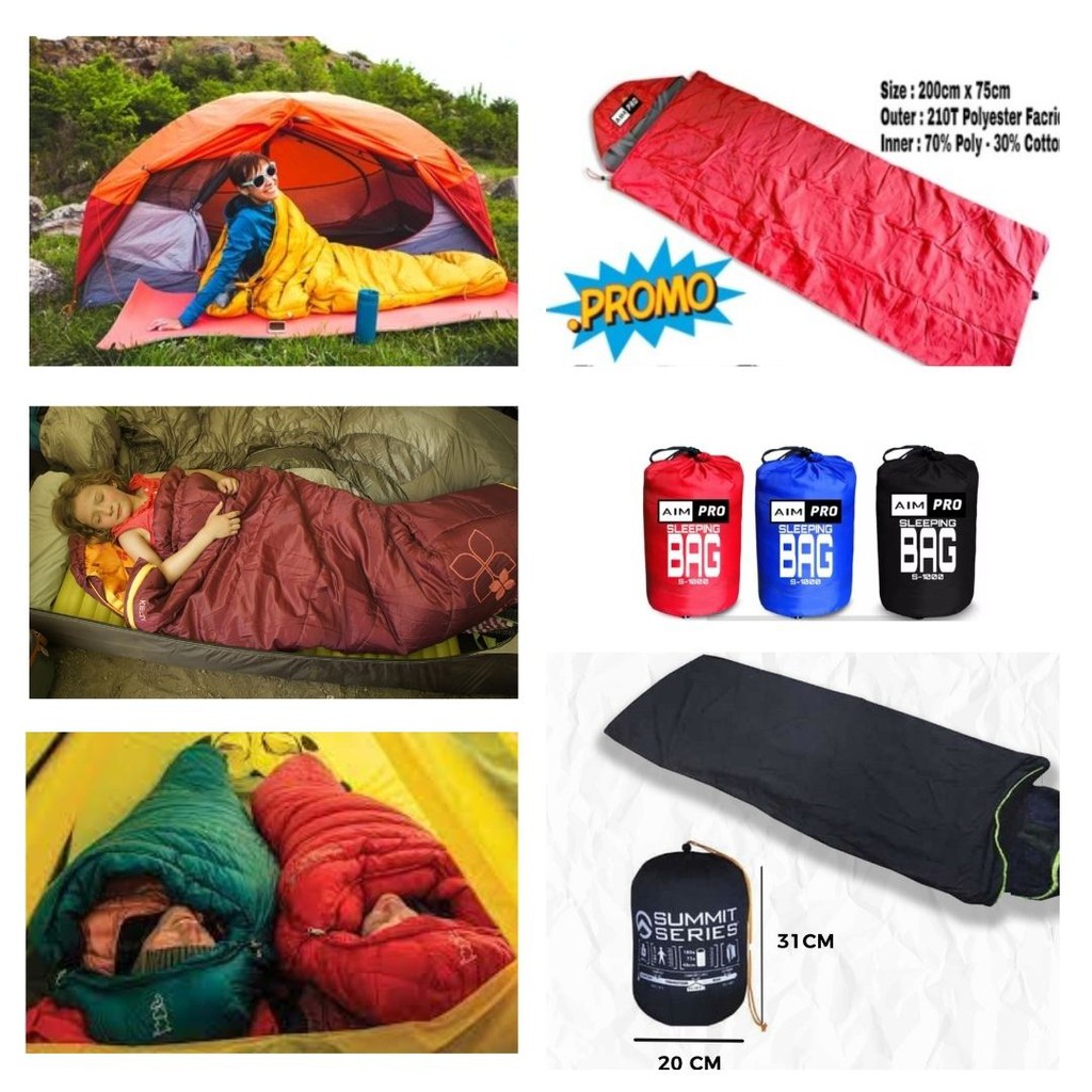 Sleeping Bag Kantung Tidur Serbaguna Traveling Camping 113164