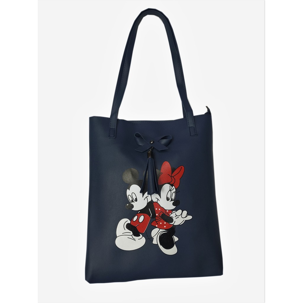 BISOBISI TOTE BAG MINISO MICKEY ISABELLA