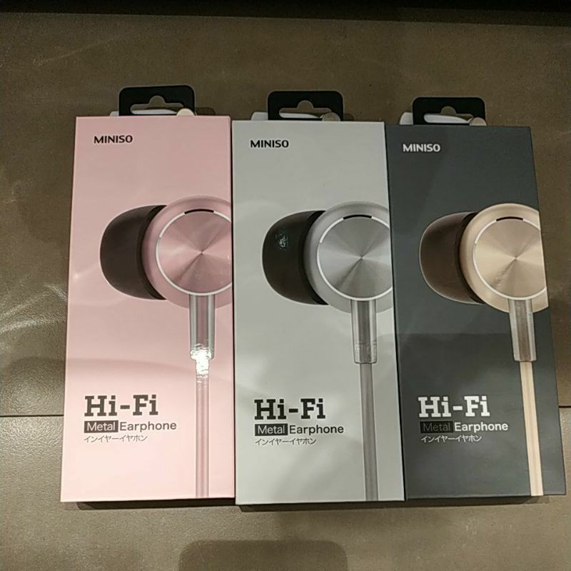 NEW ARIVAL HI-FI METAL EARPHONE ORIGINAL MINISO