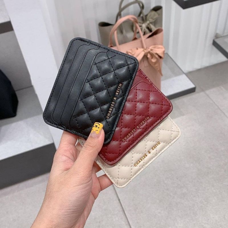 12.12 SALE | CK Cleo Quilted Card Holder