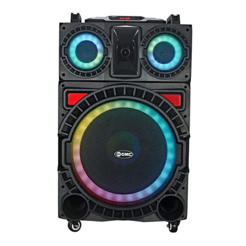 Speaker Portable GMC 15 Inch 899K Bluetooth + 2 Mic Wireless