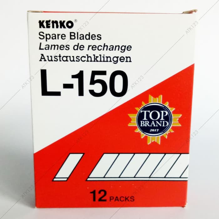 

Jual Isi Cutter Spare Blades Kenko L 150 18 mm terakhir