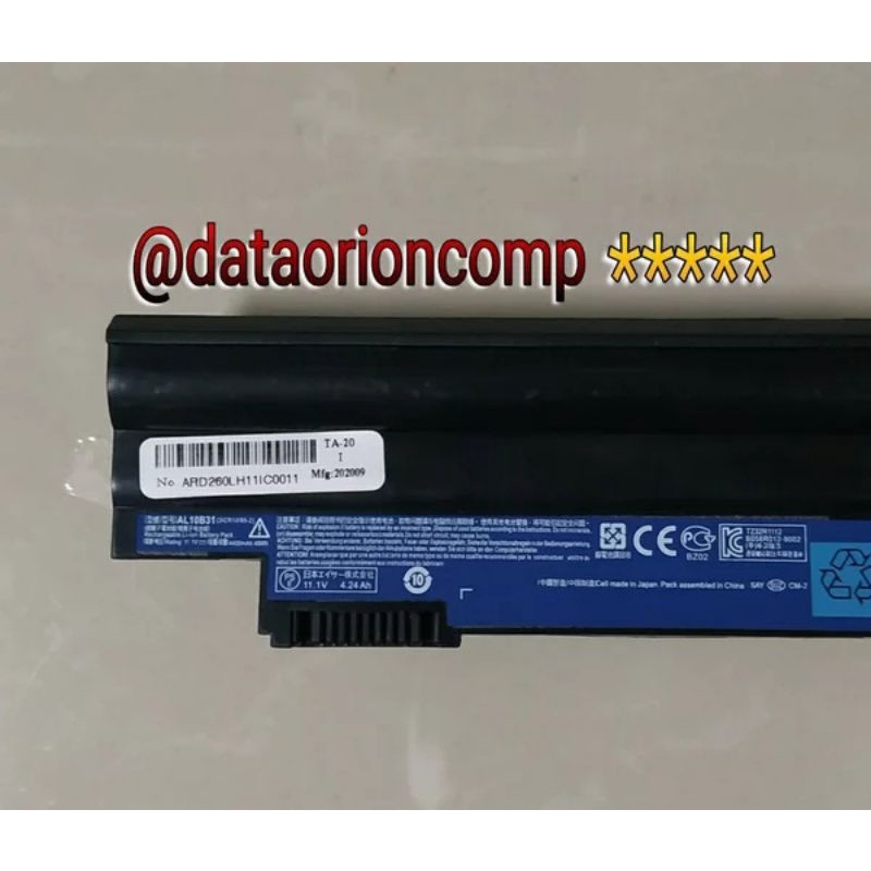 Baterai Battery Acer Aspire One D255 D257 D260 D265 D270 D275 522 722 Gendut