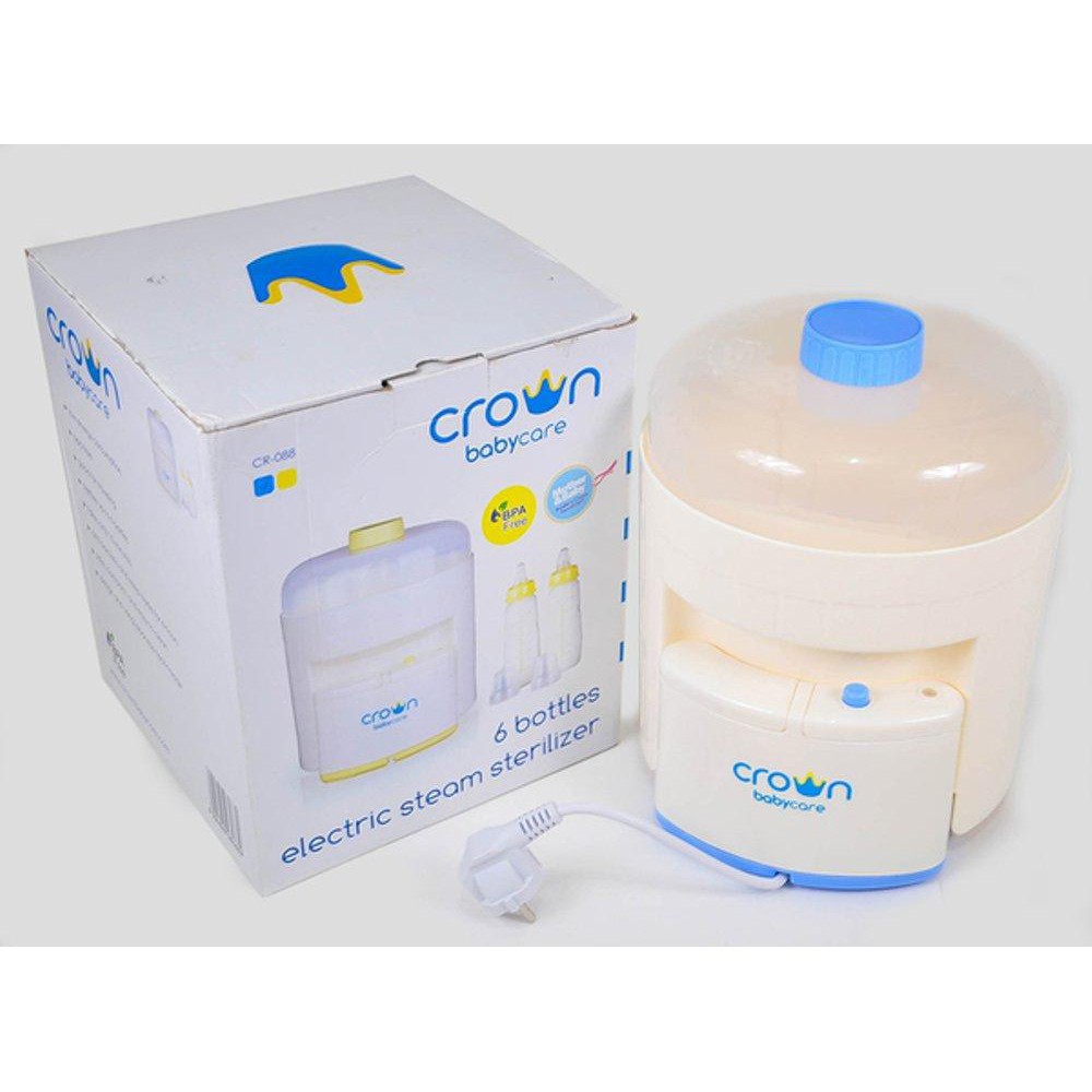 Crown 6 Botol Alat Sterilizer Bottle - Tempat Steril Botol - Pembersih Botol/Steril Crown Baby Isi 6