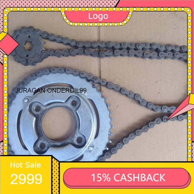 GEAR GIR SET RANTAI GIR DEPAN GIR BELAKANG HONDA GL PRO GL MAX GL PRO NEOTECK SECOND
