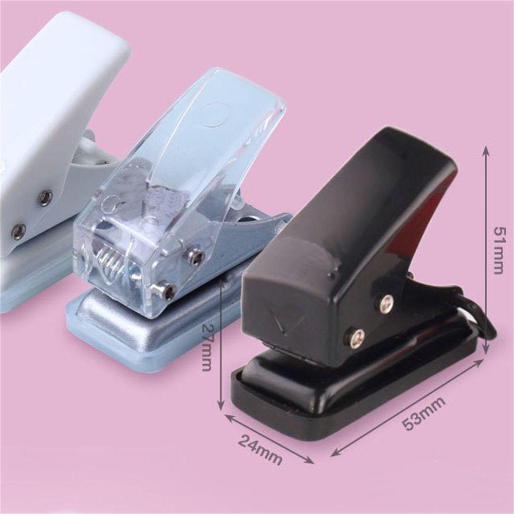 Lanfy Hole Puncher Single Ring Mini Alat Tulis Sekolah Untuk Scrapbooks Kerajinan Kertas Kapasitas 8lembar Handheld