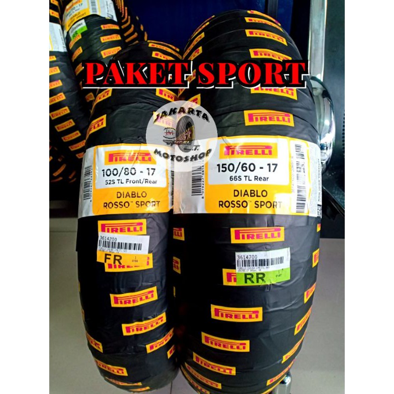 Jual Paket Ban Pirelli Diablo Rosso Sport Bukan Michelin Maxis Irc