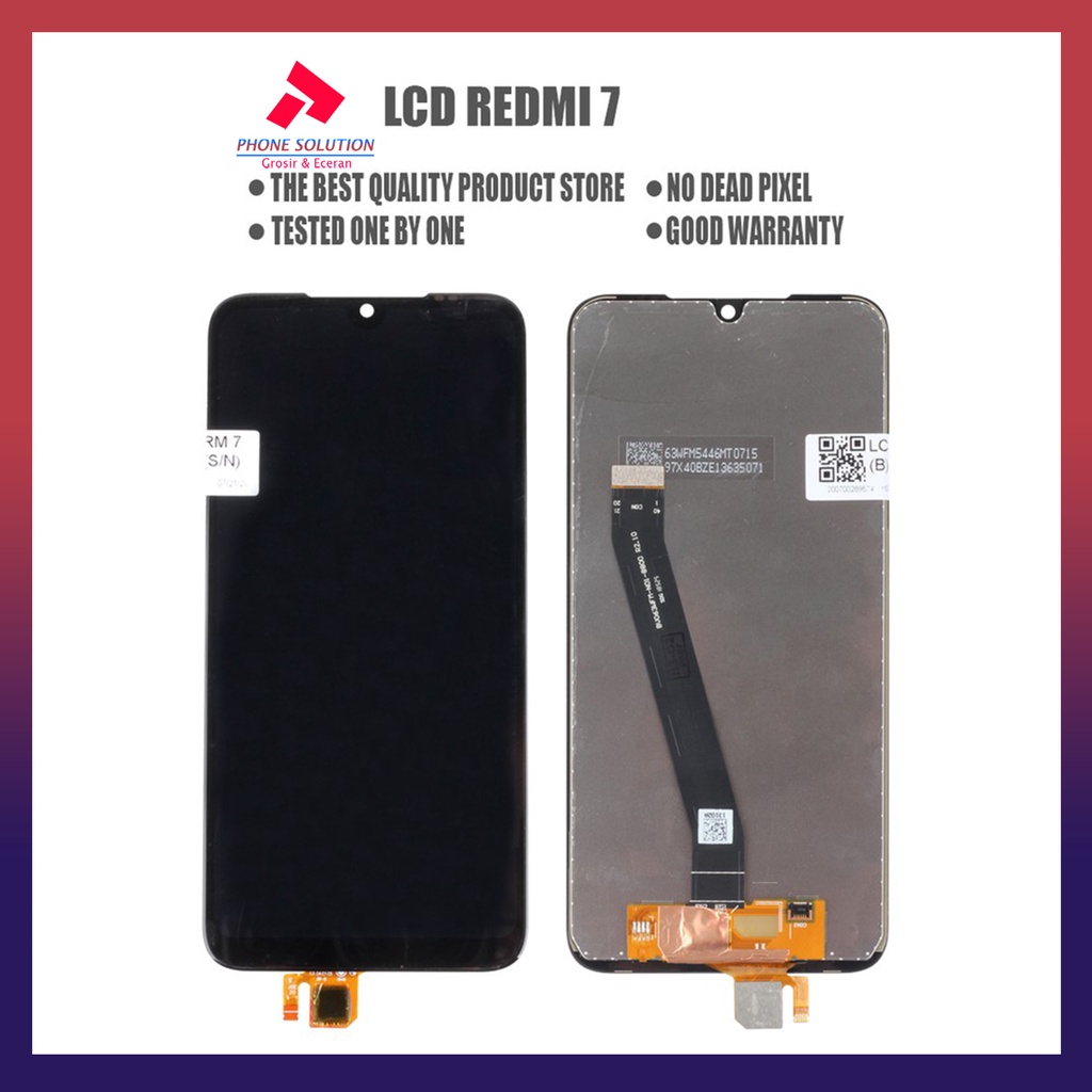 LCD Xiaomi Redmi 7 Fullset Touchscreen // Supplier LCD Xiaomi Redmi - Garansi 1 Bulan