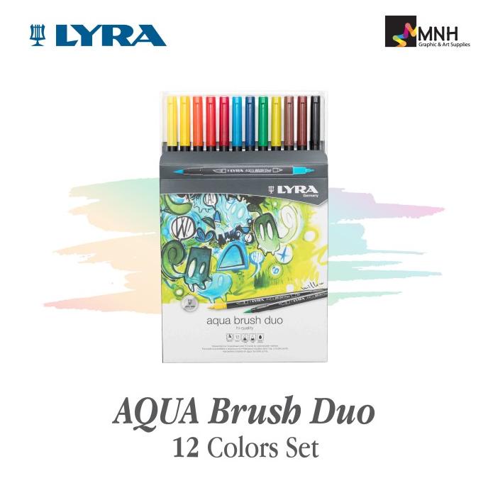 

(BISA COD) Lyra Aqua Brush Set 12 Cols TERMURAH Kode 722