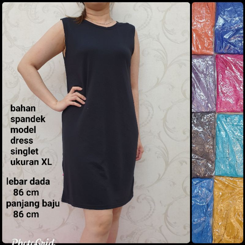 BH 184 dress singlet spandex all size