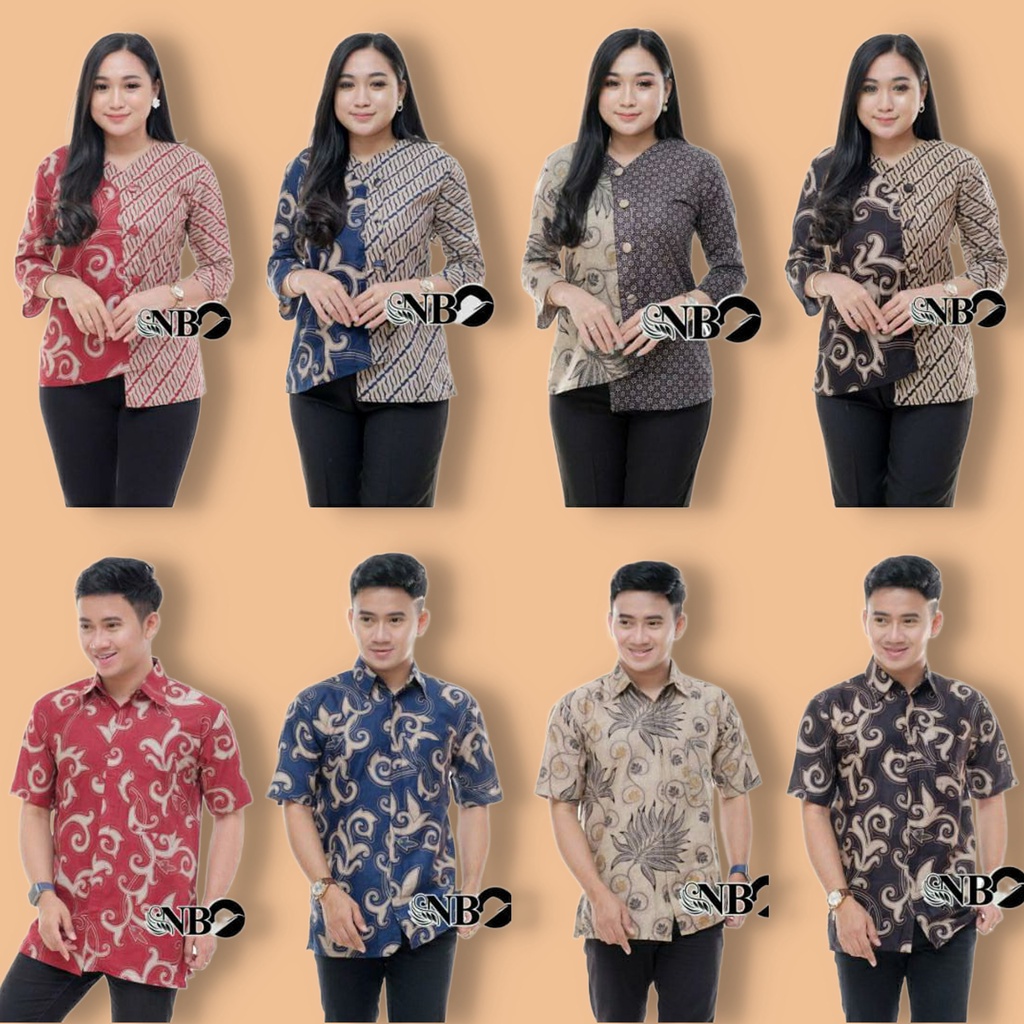 Maura Couple - Sania Ruffle Batik Couple Ori Ndoro Jowi DNT Garansi Termurah Shopee