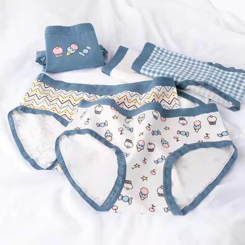HOHO_HWANG (C-115) CD imut fashion Undies Celana Dalam Wanita Corak high quality katun import-2