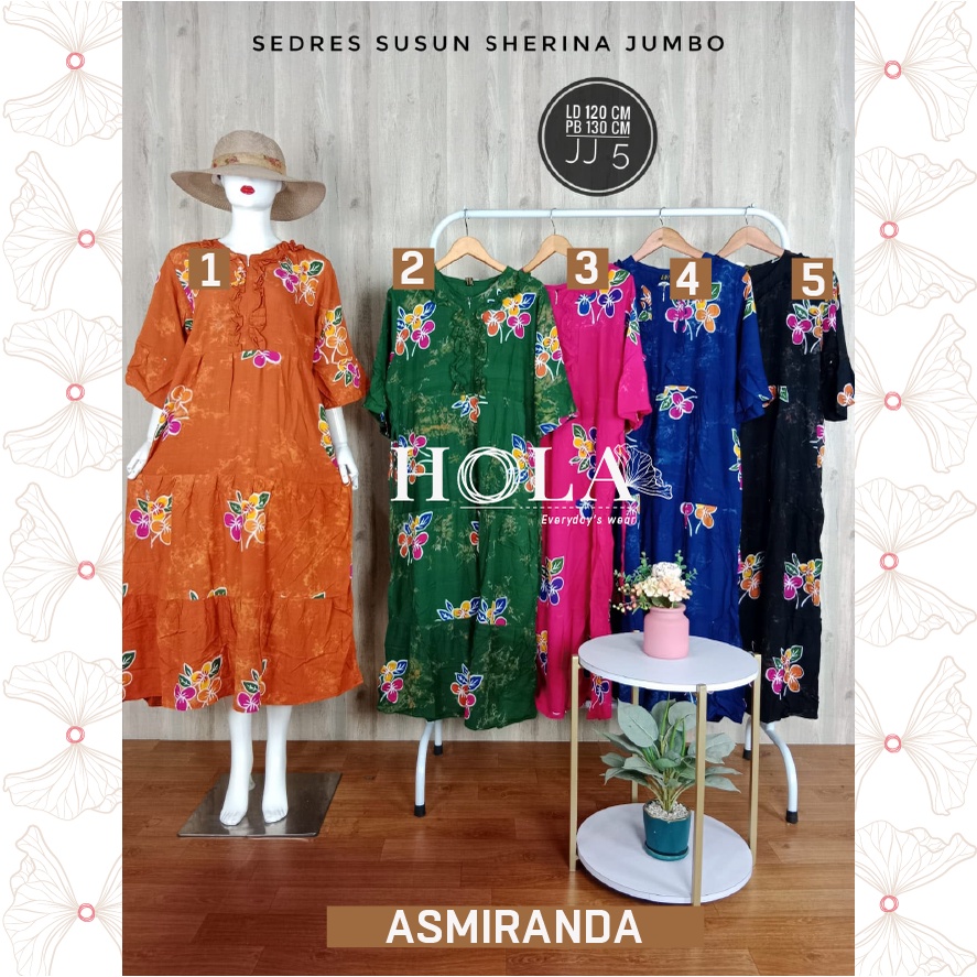 HOLA_FASH | SEKDRES KLOK JUMBO, GAMIS BATIK JUMBO, BATIK ASMIRANDA-SHERINAJJ5-SO