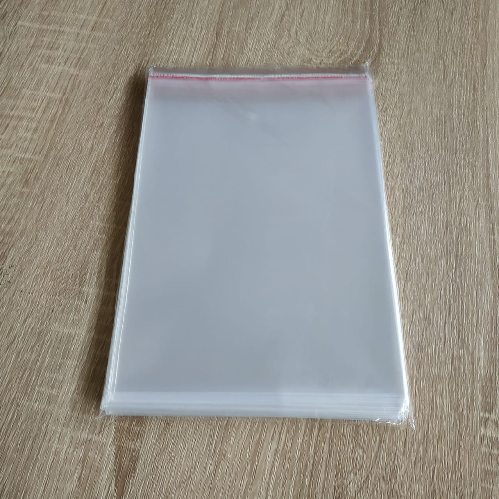 Plastik Opp Tebal 13,5 X 25 Cm 30 Micron (0,5) Plastik Kemasan / Plastik Bening Isi 100 Pcs