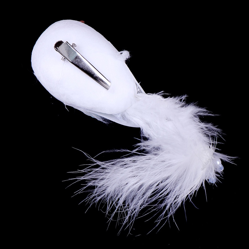 {LUCKID}1Pcs Birds Simulation Artificial Feather Doves Feather Park Mall Ornament