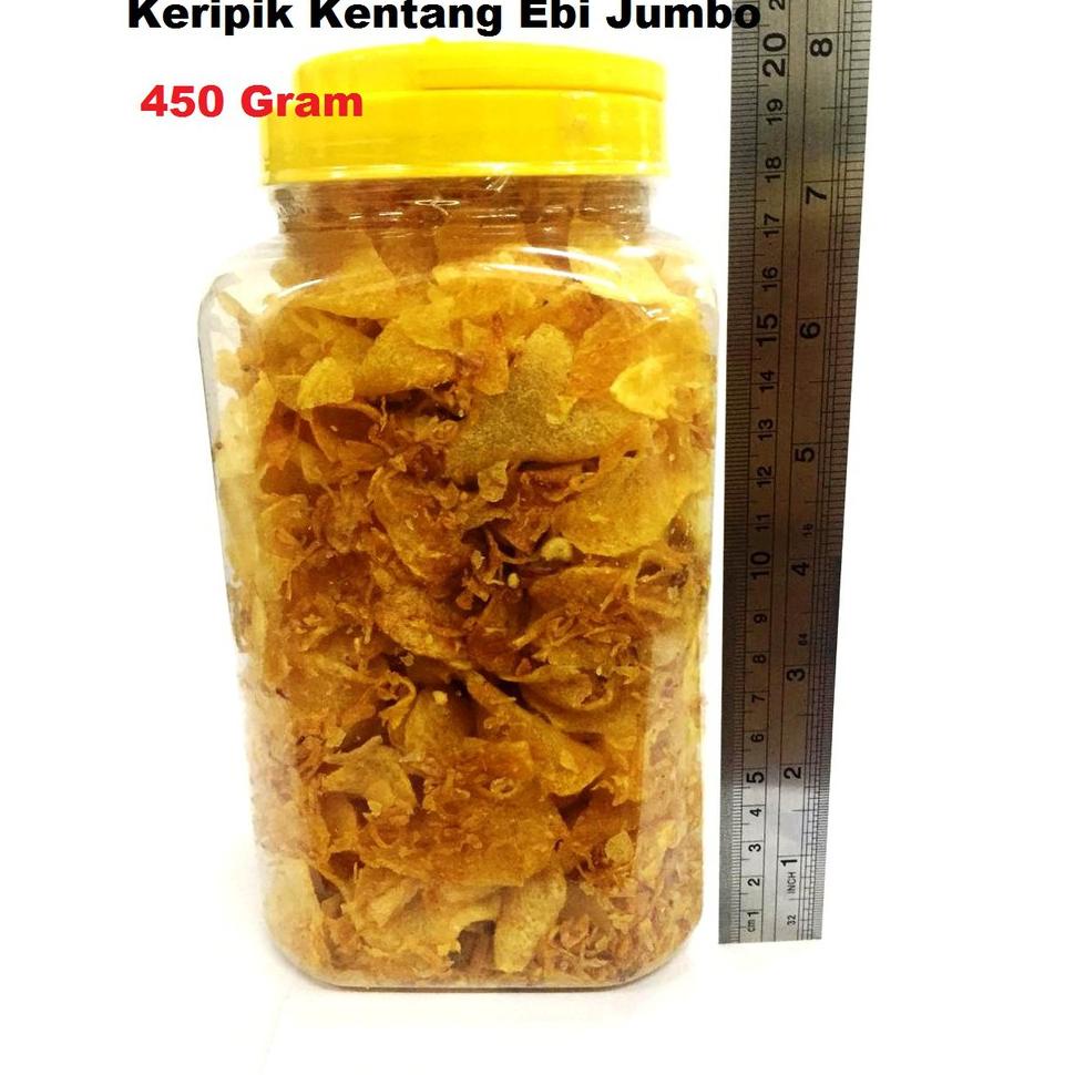 

BARU RESTOK Keripik Kentang Ebi 450 Gram Homemade Enak Berkualitas