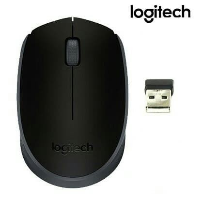 Mouse Wireless Logitech M170 Original Garansi Resmi Logitech 1 tahun BONUS 1 buah baterai AA