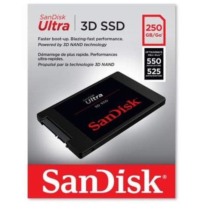 SANDISK SSD ULTRA 3D 250GB / SSD ULTRA 250 GB BERGARANSI RESMI