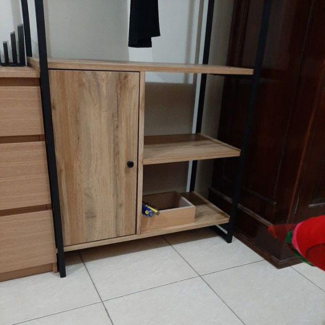 Dekoruma Kozu Lemari  Pakaian  Minimalis  Terbuka Rak 2 Susun 