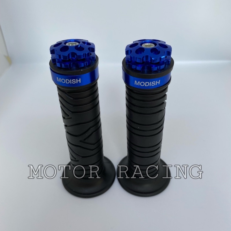 HANDGRIP GRIP KARET EMPUK + JALU STANG CNC RING BISA UNTUK SEMUA MOTOR