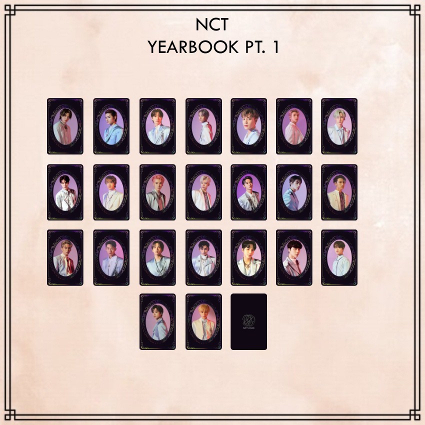 Nct Resonance Pt 1 Pt 2 Special Yearbook Photocard Shopee Indonesia