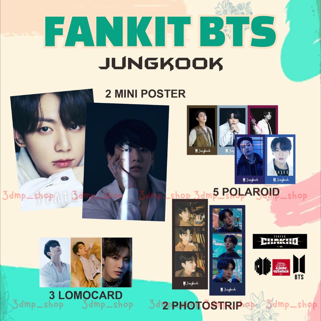 Fankit paket bts jungkook v taehyung jin seokjin proof suga seokjin jhope jimin