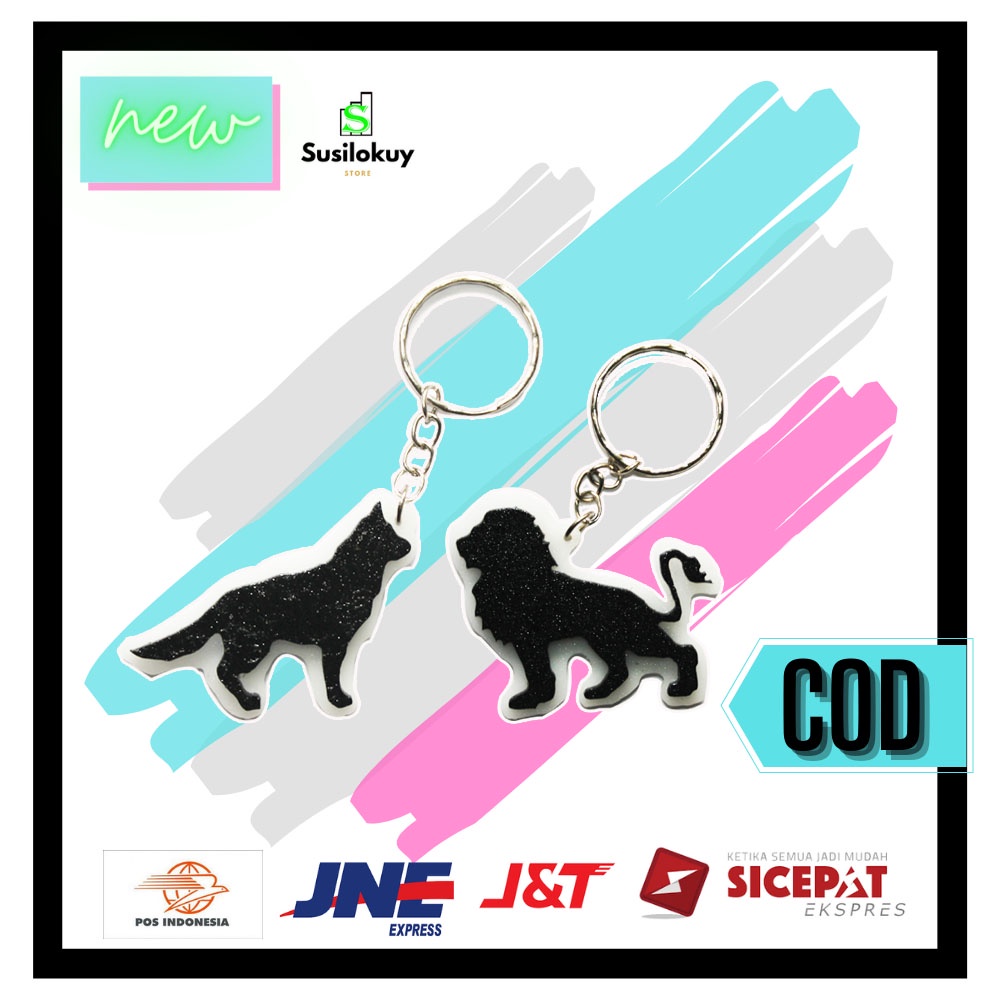 Gantungan Kunci Ganci Keychain Key Chain Keyring Key Ring Akrilik Costum Mobil Motor Karakter Binata