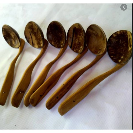 Irus kayu batok kelapa centong batok kelapa tempurung kelapa klasik Souvenir irus batok_souvenir