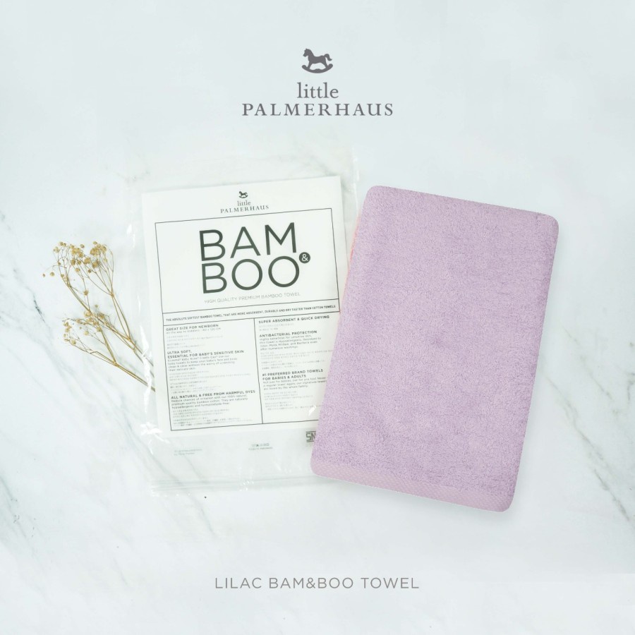 Makassar! Towel / Handuk Bayi Little Palmerhaus Bamboo Premium Uk 60x120 CM