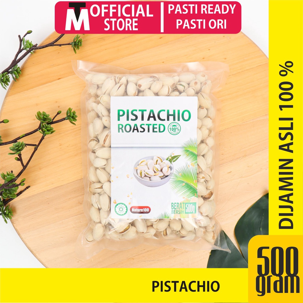 Pistachio Panggang 500 gram / Kacang Pistachio Premium / Kacang Panggang Pistachio