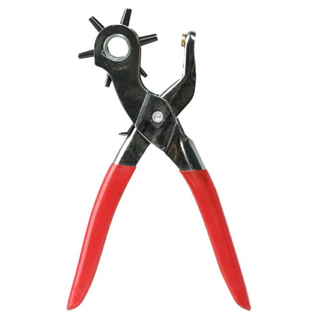 Alat - Tang Pembolong Gesper - Bahan Kulit - Leather Punch Pliers 6 Size Lobang