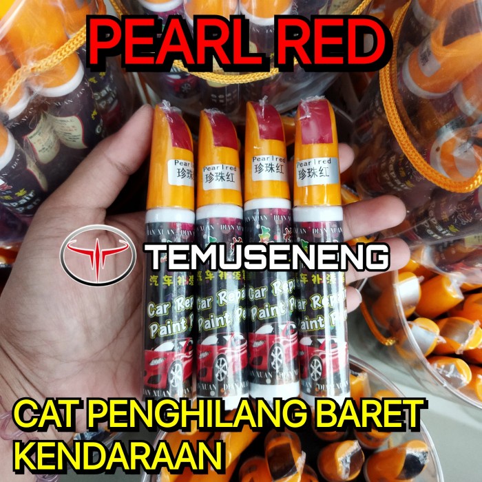 Pearl Red Merah Metallic Spidol Cat Anti Gores Mobil Motor Baret Gores