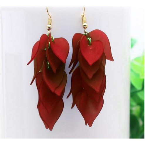 Anting Fashion Gaya Korea Model Daun Murah Berkualitas