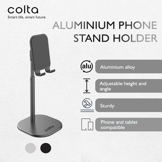 【Colta】Basic Aluminium Stand Phone Holder HP Alloy Tablet LIftable Dudukan Handphone Di Meja