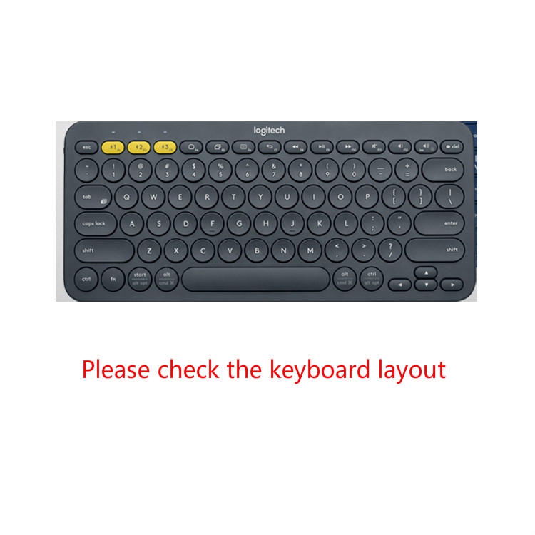 for Logitech K380 Cover Pelindung Keyboard Bahan Silikon Ultra Tipis untuk