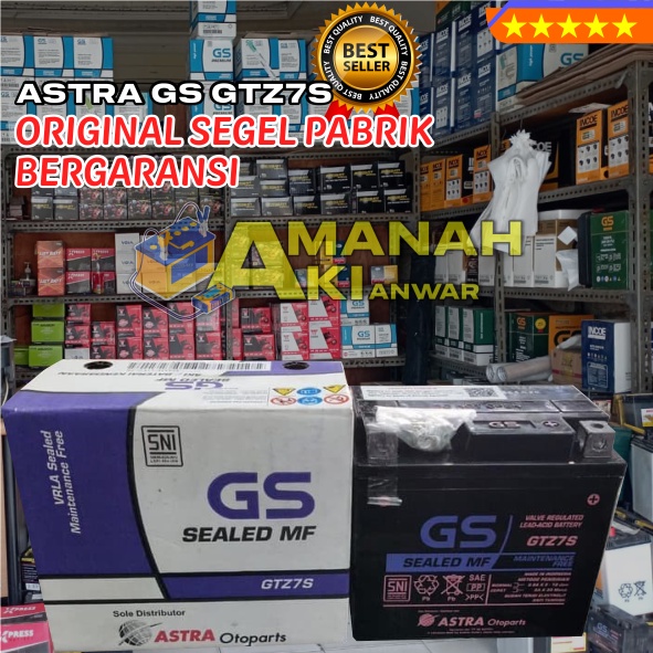 AKI Kering ASTRA GS GTZ7S / AKI MOTOR / HONDA: Honda CRF Honda Vario 125-150 Honda PCX 150, CB150R H
