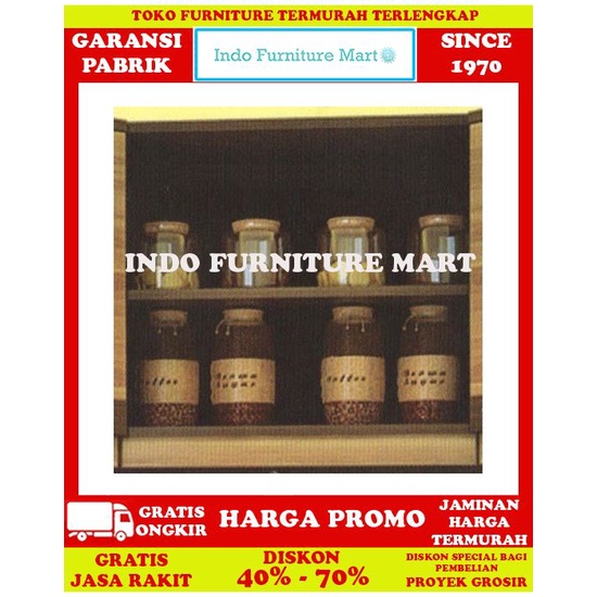 Kitchen Set Minimalis Lemari Dapur Set Sudut Atas Sucitra Kca 801 1