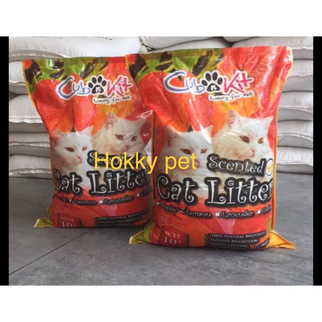 Pasir Gumpal cubnkit 10 liter /Pasir Gumpal wangi Kucing