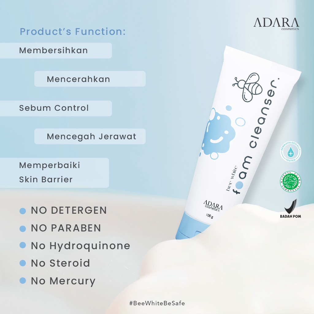 ADARA Bee White Foam Cleanser 100gr