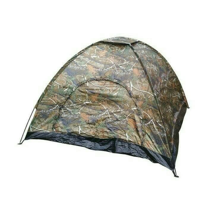 Tenda dome camping Lipat automatis Besar 4-5 orang 200x200cm 18-14