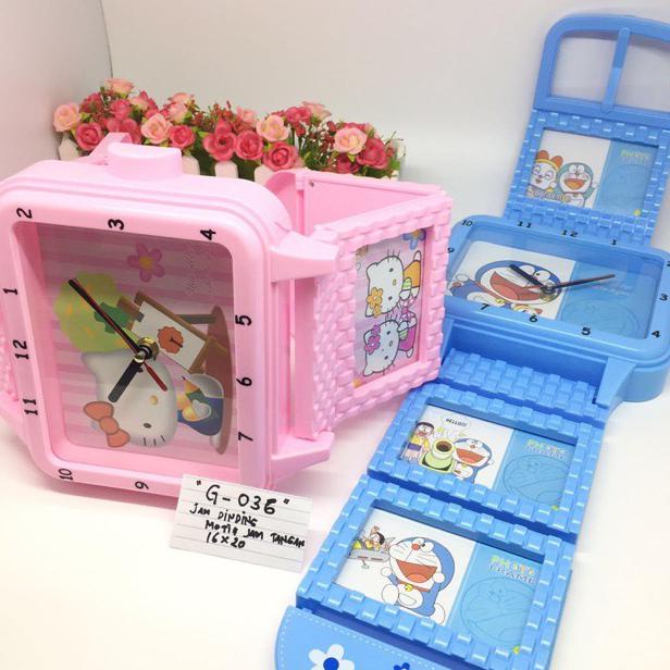 Sale Jam Dinding Model Jam Tangan Motif Doraemon || J Murah