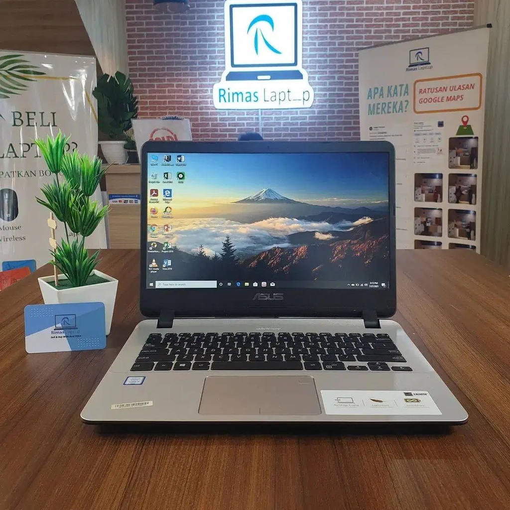 Asus Vivobook Core i3 RAM 4GB HDD 1TB Bekas Second