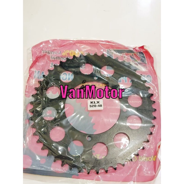 GIR GEAR BELAKANG KLX150 KLX 150 BF DT S L  520 48  520-48 VZM