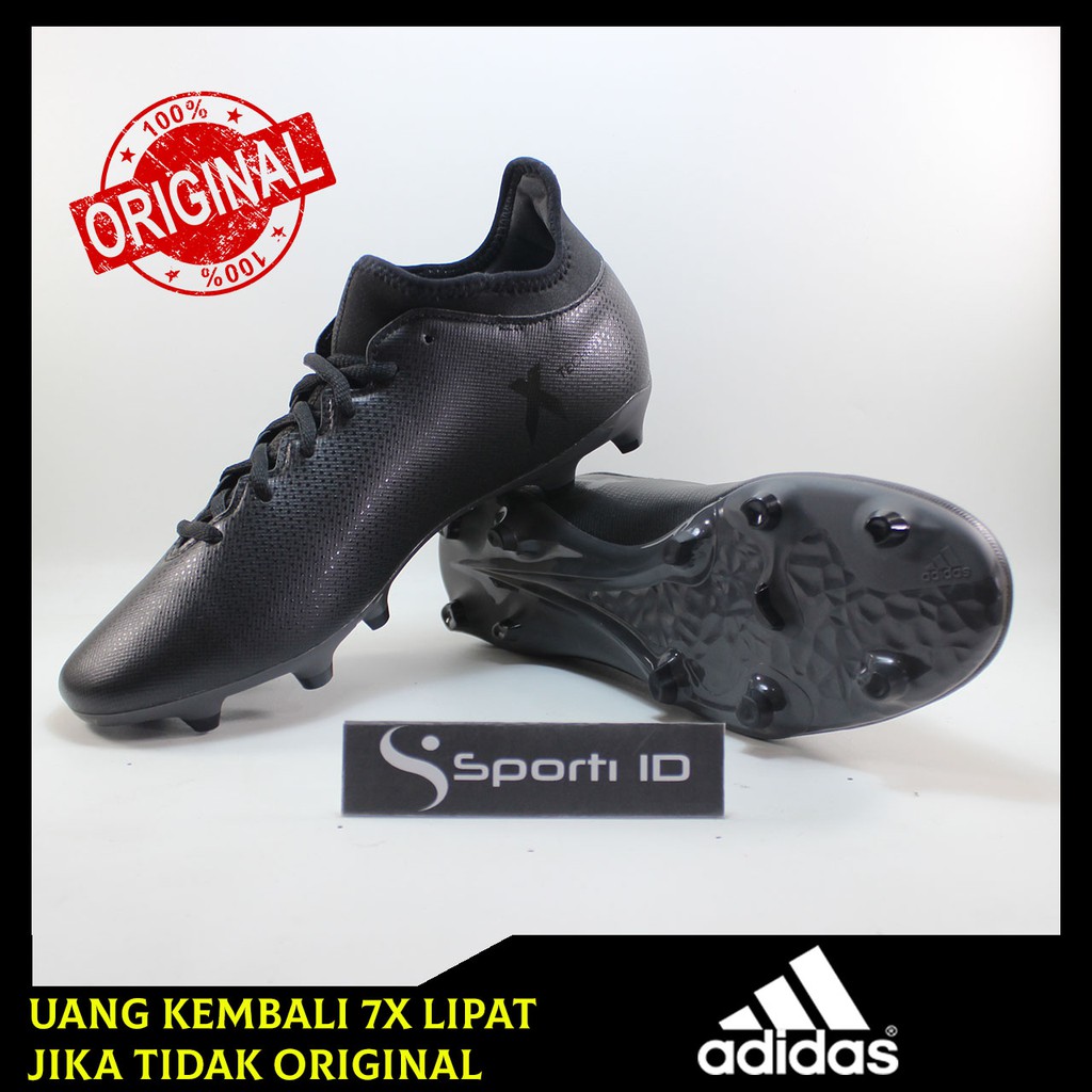 Sepatu Bola Adidas X 17.3 FG Black CP9193 Original