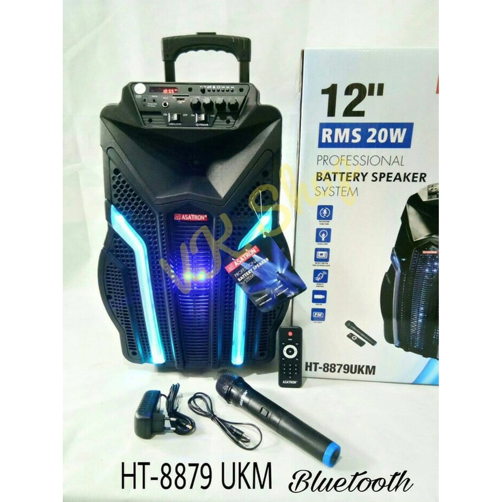 Unik Speaker Portable Meeting Wireless Asatron HT 8879UKM  Berkualitas